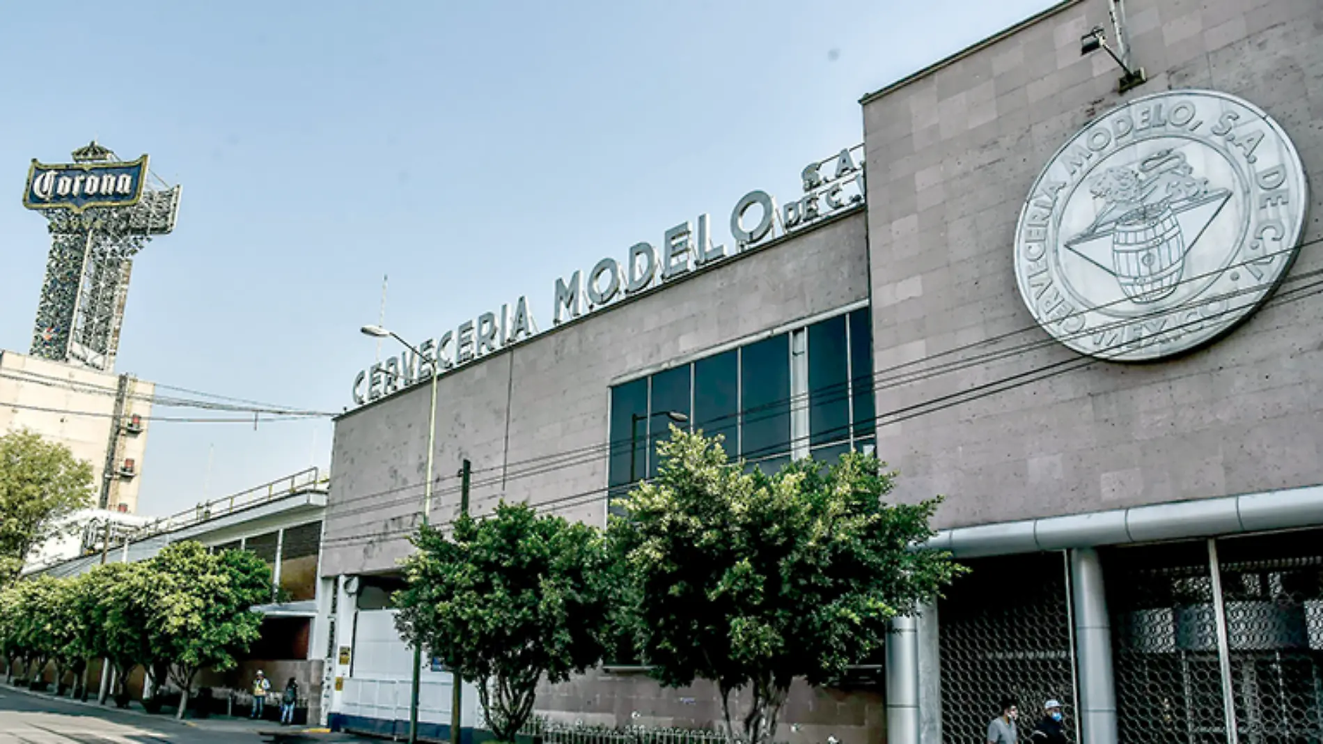 Fachada del edificio de la  Cervecería Modelo